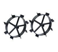 vidaXL Roues en métal pour fraiseuse de jardin à essence 6,5 CV 2 pces