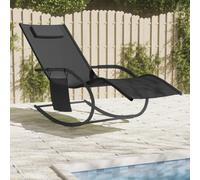 vidaXL Rouleau à gazon Noir 63 cm 50 L