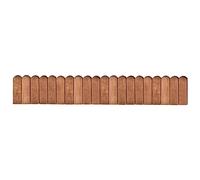 vidaXL Rouleau de Bordure Marron 120 cm Bois de pin imprégné