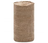 vidaXL Rouleau de Jute, Chemin de Table, Toile de Jute, Ruban de Jute pour Emballages Cadeaux Fête Mariage, 0,25x5 m 100% Jute 200 g/m²