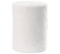Vidaxl Rouleau De Tissu D'artisanat - Blanc Tissu Non Tissé Large