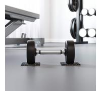 vidaXL Rouleau en caoutchouc Noir Caoutchouc