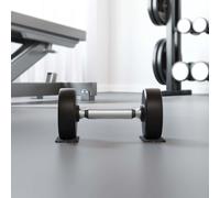 vidaXL Rouleau en caoutchouc Noir Caoutchouc