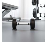 vidaXL Rouleau en caoutchouc Noir Caoutchouc