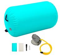 Vidaxl Rouleau Gonflable De Gymnastique Avec Pompe 100x60 Cm Pvc Vert