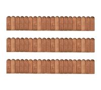 vidaXL Rouleaux de bordure 3 pcs 120 cm bois de pin imprégné