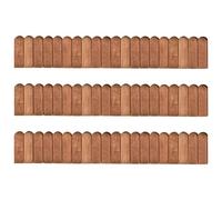 vidaXL Rouleaux de bordure 3 pcs 120 cm bois de pin imprégné