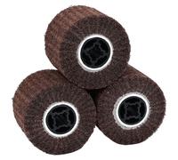 vidaXL Rouleaux de ponçage 3 pcs 120 Grain Fibre synthétique