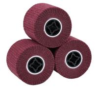 vidaXL Rouleaux de ponçage 3 pcs 400 Grit Fibre synthétique