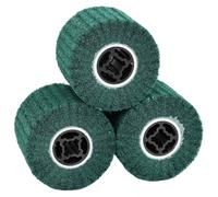 vidaXL Rouleaux de ponçage 3 pcs Vert 12 x 12 x 10 cm, Outils d'atelier pour ponçage précis, rouleaux cylindriques, accessoires portables et abrasifs