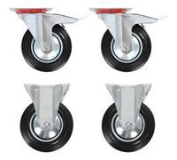 Roulettes 4 pcs 160 mm