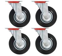 vidaXL Roulettes pivotantes 4 pcs 125 mm