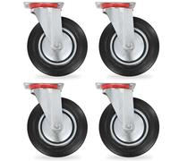 Roulettes pivotantes 4 pcs 200 mm