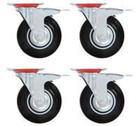 Roulettes Pivotantes Roues Support Chariot Déplacer Meuble Remplacement vidaXL