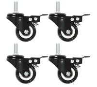 vidaXL Roulettes pivotantes avec frein 4 pcs 50 mm