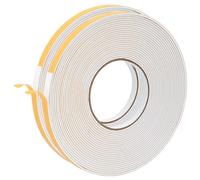 vidaXL Ruban adhésif en mousse 2 pcs Blanc 10mm x 10m Mousse CR