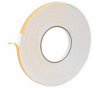 vidaXL Ruban adhésif en mousse Blanc 10mm x 10m Mousse CR