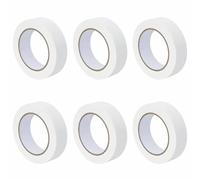 vidaXL Rubans de masquage pour peintre 6 pcs Blanc 30mm x 50m Papier