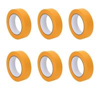 vidaXL Rubans de masquage pour peintre 6 pcs Jaune 30mm x 50m Papier