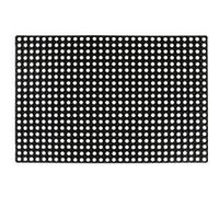 Tapis Caoutchouc 16 mm 100x200 cm Tapis Entrée Tapis de Sol Paillasson vidaXL