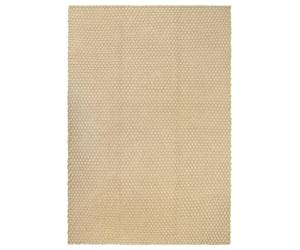 vidaXL Rug Rectangular Natural 63"x90.6" Cotton Floor Mat