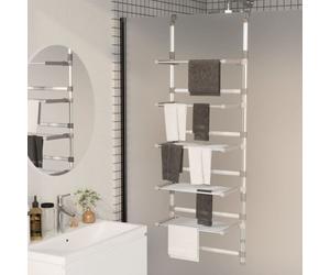 vidaXL S¿¿choir ¿¿ linge suspendu ¿¿ 5 niveaux Aluminium