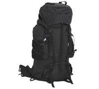 vidaXL Sac à dos de randonnée noir 100 L tissu oxford, sac à dos de camping, sac à dos d'extérieur, sac à dos de randonnée léger, sac de randonnée
