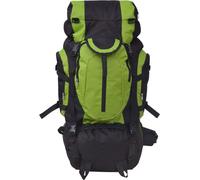 vidaXL Sac à dos de randonnée XXL 75 L noir et vert
