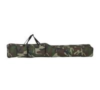 vidaXL Sac de Canne à pêche Vert Camouflage 160 cm Tissu Oxford, Sac de pêche, Coffre de Voyage de Canne à pêche, Coffre de Transport de Canne à pêche