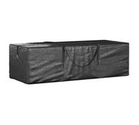 vidaXL Sac de rangement pour sapin de Noël 135x40x55 cm PE noir 3195591
