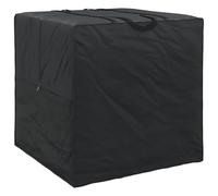 vidaXL Sac de Stockage extérieur 80 x 80 x 60 cm Tissu Oxford 600D, Sac de Rangement de Jardin et terrasse, rectangulaire, Moderne, résistant à l'eau, en Tissu Oxford pour extérieur