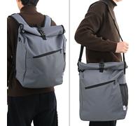 Vidaxl Sac De Vélo Pour Porte-Bagages 25 L Gris 33x16x48 Cm