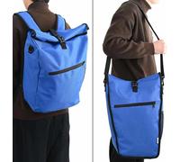 vidaXL Sacoche de vélo Bleu 33 x 16 x 48 cm Polyester