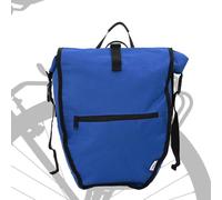 vidaXL Sacoche de vélo bleue 32,5 x 17 x 57 cm Polyester