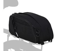 vidaXL Sacoche de vélo noire 38 x 16 x 16 cm Polyester