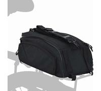 vidaXL Sacoche de vélo noire 38 x 21 x 16 cm Polyester