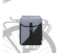 vidaXL Sacoche de vélo noire et grise 15.5 x 31.5 x 40 cm Polyester