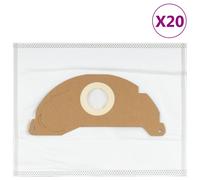 VidaXL Sacs d'aspirateur pour Kärcher A2004 20 pcs