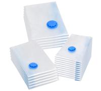 Sacs de Voyage sous Vide Sacs de Vêtements 3 Tailles 20 pcs Sac de Rangement Stockage Sac d'Economie d'Espace Maison de Déménagement Plastique