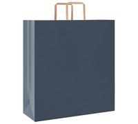 vidaXL Sacs en Papier 250 pcs avec poignées Bleu 45x17x48 cm, Sac en Papier, Sac Cadeau en Papier, Sac Cadeau en Papier, Sac