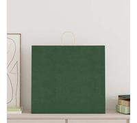 Vidaxl Sacs En Papier 250 Pcs Avec Poignées Vert 54x15x49 Cm