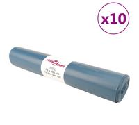 vidaXL Sacs poubelles 100 pcs bleu 120 L