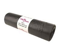 vidaXL Sacs poubelles avec cordons 150 pcs noir 240 L