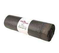 vidaXL Sacs poubelles avec cordons 250 pcs noir 60 L