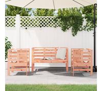 Vidaxl Salon De Jardin 3 Pcs Bois Massif Douglas