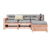 Vidaxl Salon De Jardin 4 Pcs Bois Massif Sapin De Douglas