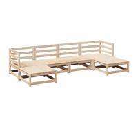 vidaXL Salon de Jardin 6 pcs Bois de pin Massif, Ensemble de canapés d'extérieur, Ensemble de canapés de Jardin, canapé d'extérieur modulable