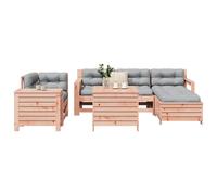 Vidaxl Salon De Jardin 7 Pcs Bois Massif Sapin De Douglas