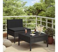 Vidaxl Salon De Jardin 9 Pcs Bois Massif Douglas