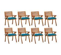 Vidaxl Salon De Jardin Avec Coussins 6 Pcs Beige Résine Tressée